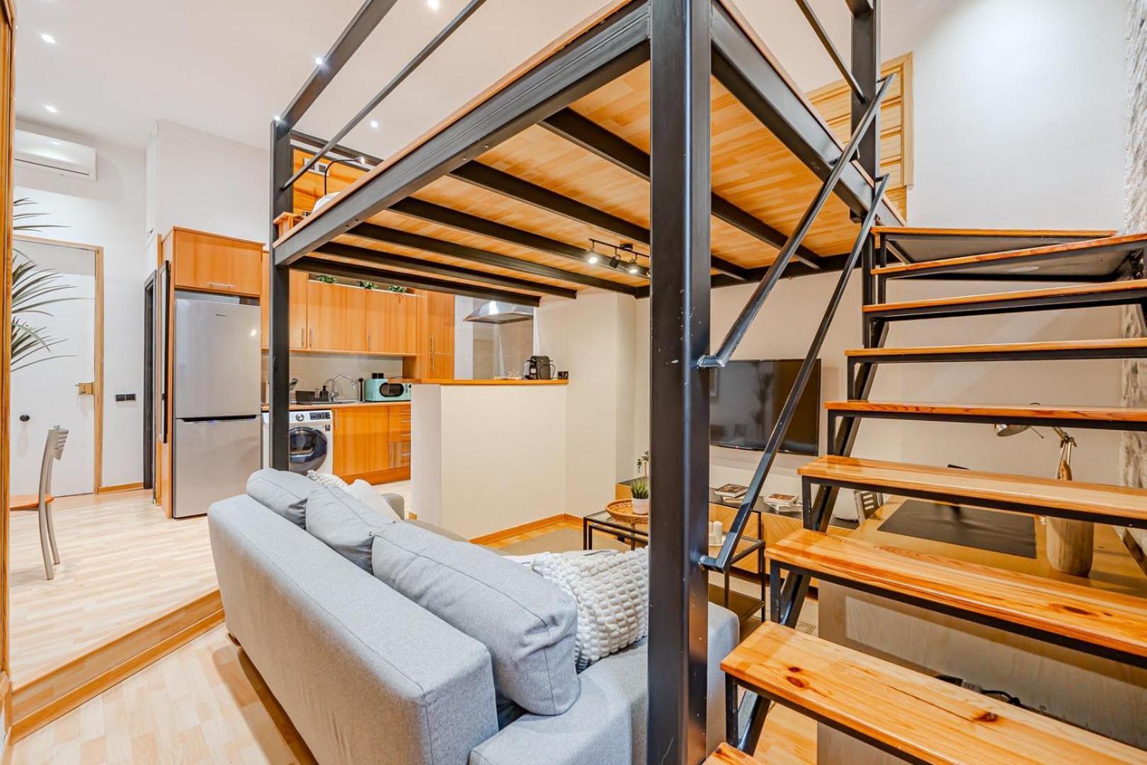 Increible Loft A 5 Min Del Retiro & Wizink Apartment Madrid Exterior photo